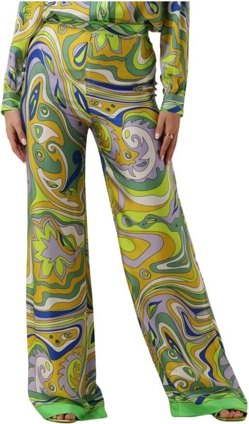 Ana Alcazar Groene Multi-Kleur Print Broeken Multicolor Dames - Foto 5