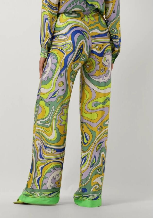 Ana Alcazar Groene Multi-Kleur Print Broeken Multicolor Dames - Foto 3