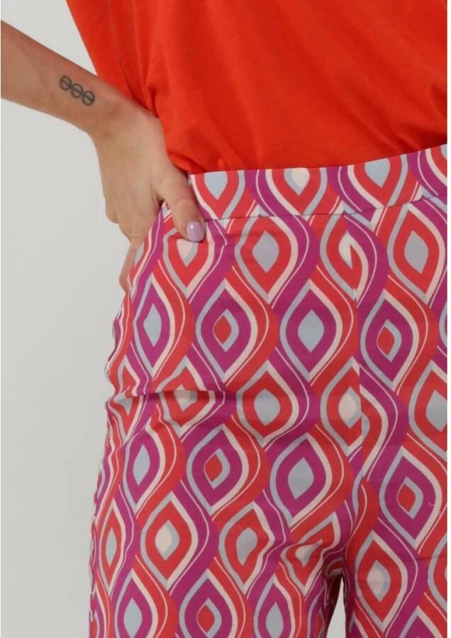 Ana Alcazar Wijde Broek Fuchsia Multicolor Dames