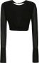 Andamane Long Sleeve Tops Zwart Dames - Thumbnail 1