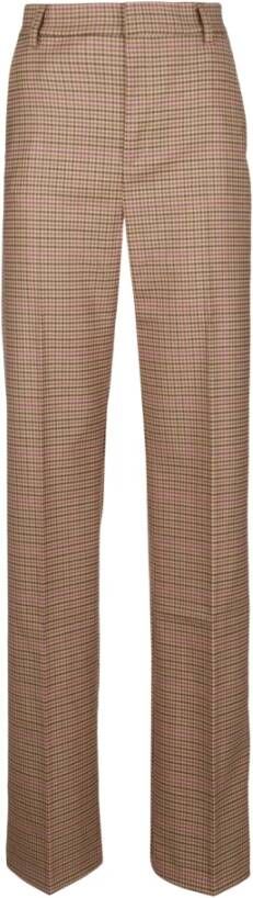 Andamane Rechte broek Bruin Dames