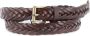 Anderson's Leather Calf Braided Belter Bruin Heren - Thumbnail 3