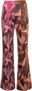 Andersson Bell Leather Trousers Roze Dames