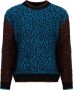 Andersson Bell Multikleur crew-neck sweater met contrasterende mouwen Meerkleurig Heren - Thumbnail 1