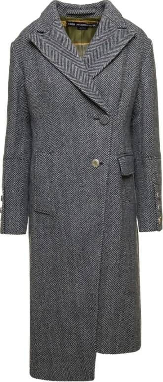 Andersson Bell Single-Breasted Coats Grijs Dames