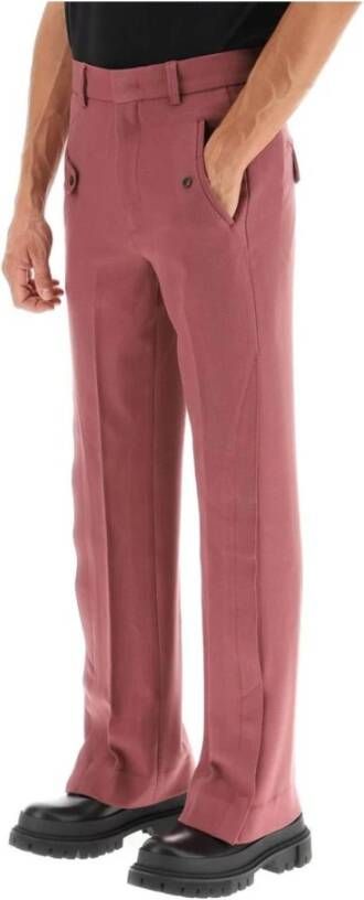 Andersson Bell Straight Trousers Roze Heren