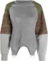 Andersson Bell Kleurrijke Kettingdetails Korset Top Gray Dames - Thumbnail 1