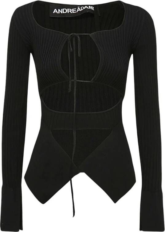 Andrea Adamo Sweatshirts Zwart Dames