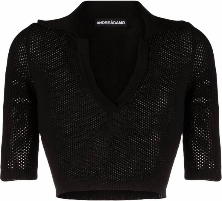 Andrea Adamo Blouses Zwart Dames