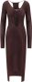 Andrea Adamo Knitted Dresses Bruin Dames - Thumbnail 1