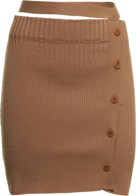 Andrea Adamo Korte broek Beige Dames