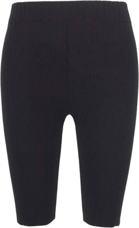 Andrea Adamo Lange shorts Zwart Dames