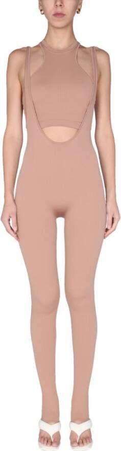 Andrea Adamo Leggings Beige Dames