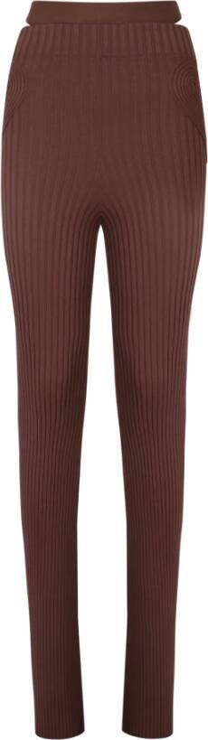 Andrea Adamo Leggings Bruin Dames