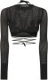 Andrea Adamo Long Sleeve Tops Zwart Dames - Thumbnail 1