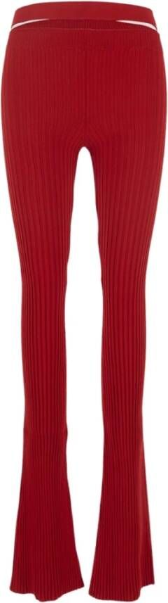 Andrea Adamo Magere broek Rood Dames
