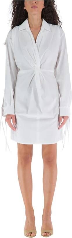 Andrea Adamo Shirt Dresses White Dames
