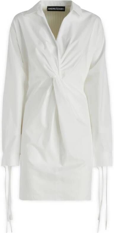 Andrea Adamo Shirt Dresses White Dames