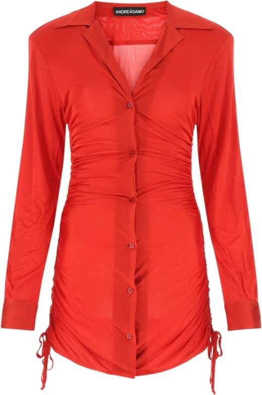 Andrea Adamo Shirtjurken Rood Dames