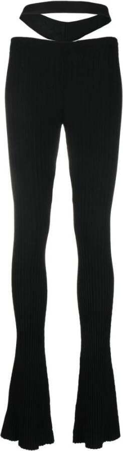 Andrea Adamo Skinny Trousers Zwart Dames