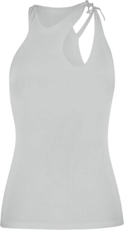 Andrea Adamo Sleeveless Tops Beige Dames