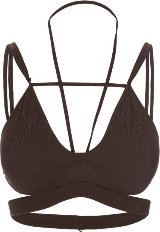 Andrea Adamo Sleeveless Tops Bruin Dames