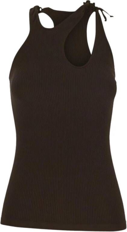 Andrea Adamo Sleeveless Tops Bruin Dames