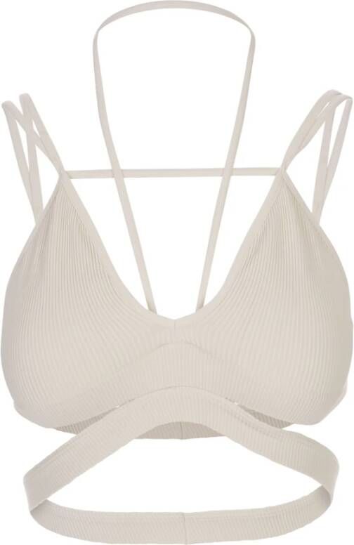 Andrea Adamo Sleeveless Tops White Dames