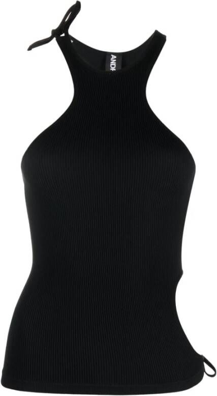 Andrea Adamo Sleeveless Tops Zwart Dames