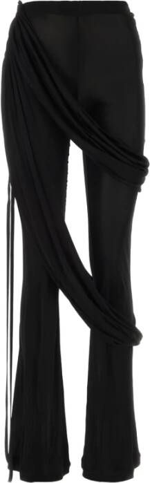 Andrea Adamo Straight Trousers Zwart Dames