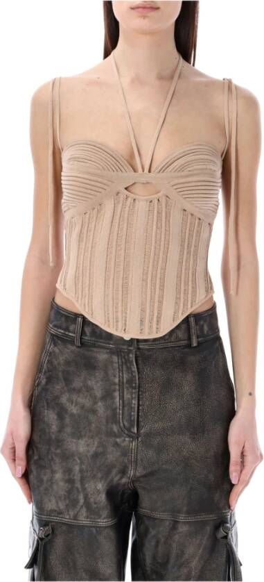 Andrea Adamo Tops Beige Dames