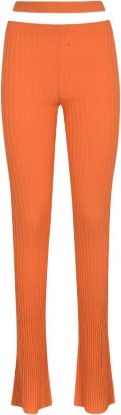 Andrea Adamo Trousers Oranje Dames