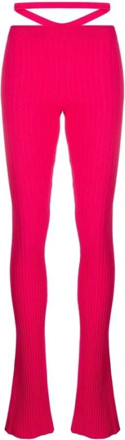Andrea Adamo Wide Trousers Roze Dames