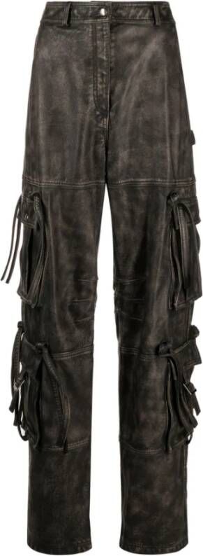 Andrea Adamo Wide Trousers Zwart Dames