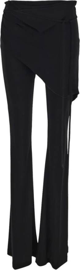 Andrea Adamo Wide Trousers Zwart Dames