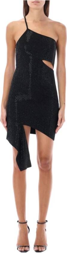 Andrea Adamo Women Clothing Dress Black Aw22 Zwart Dames
