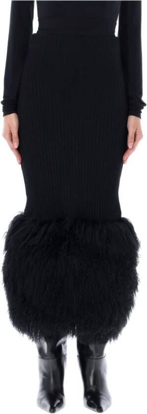 Andrea Adamo Women Clothing Skirts Black Aw22 Zwart Dames