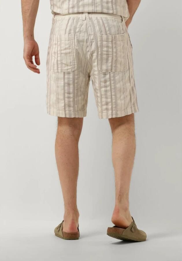 Anerkjendt Beige Elastische Katoenen Shorts voor Zomer Beige Heren - Foto 2