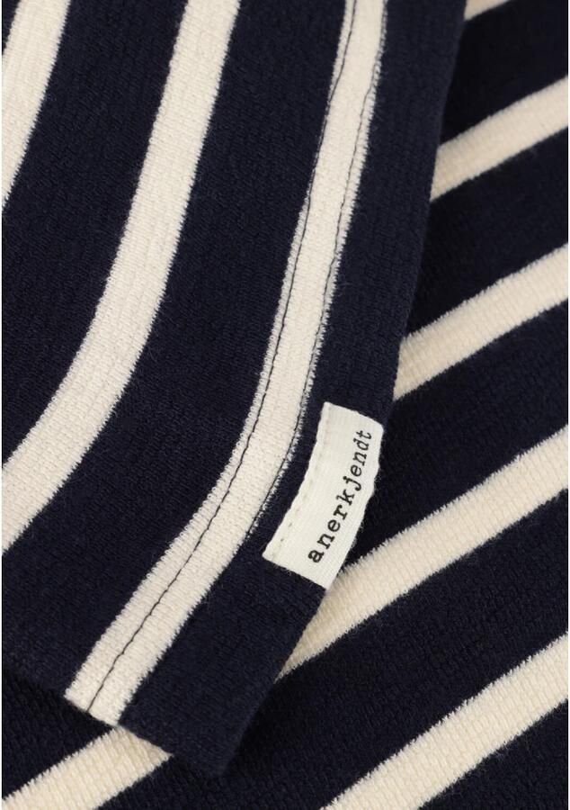 ANERKJENDT Heren Polo's & T-shirts Akkikki S s Stripe Tee Gots Blauw wit Gestreept