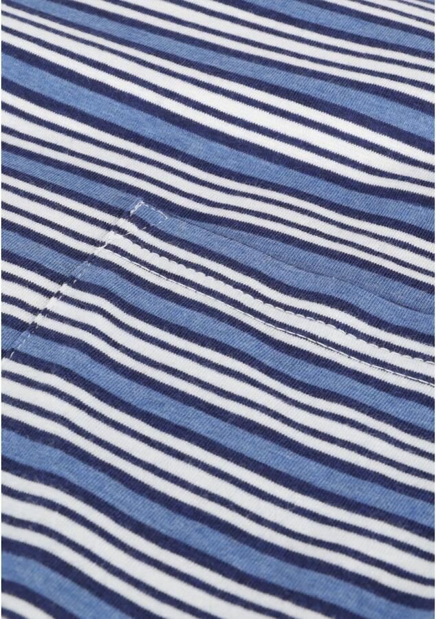 ANERKJENDT Heren Polo's & T-shirts Akkikki Blue Stripe Tee Blauw - Foto 2