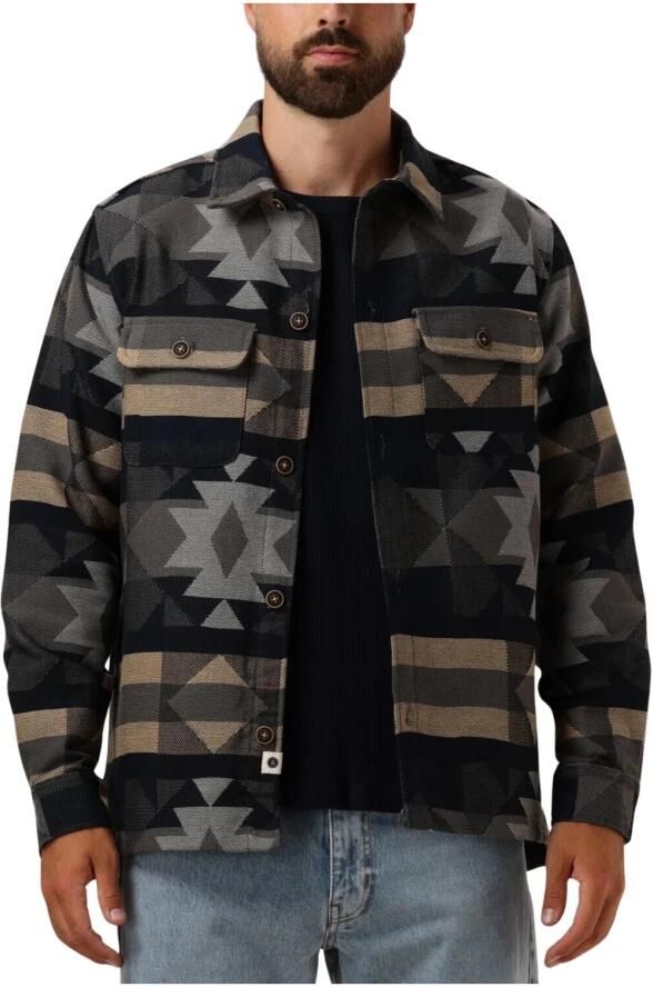 Anerkjendt Blauw Overshirt Akoscar Inka Stijlvol Comfort Multicolor Heren - Foto 3