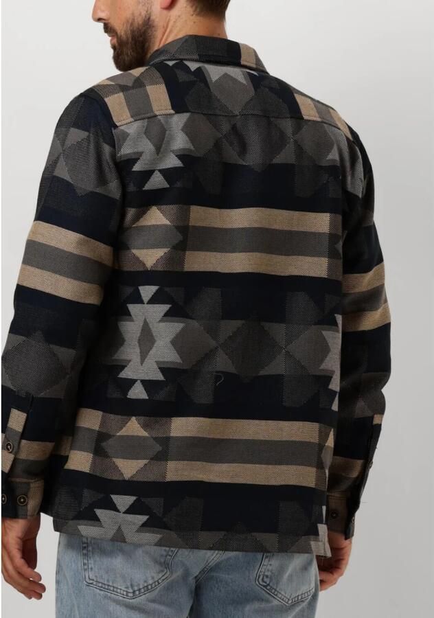 Anerkjendt Blauw Overshirt Akoscar Inka Stijlvol Comfort Multicolor Heren - Foto 2