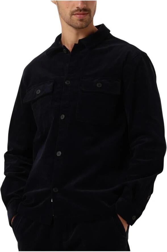 ANERKJENDT Heren Overhemden Akoscar Cord Overshirt Blauw - Foto 3