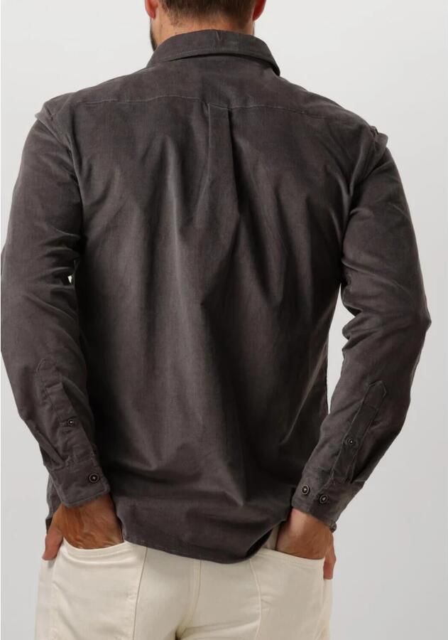 ANERKJENDT Heren Overhemden Akleif Solid Cord Shirt Grijs - Foto 2
