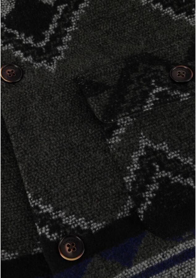 ANERKJENDT Heren Overshirts Akoscar Check Overshirt Donkergrijs