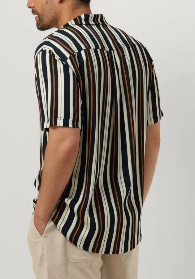 ANERKJENDT Heren Overhemden Akleo S s Viscose Aop Gebroken Wit - Foto 3