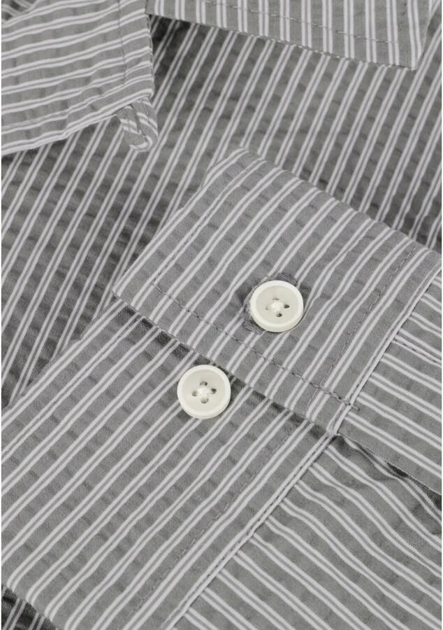 ANERKJENDT Heren Overhemden Akkurt L s Stripe Shirt Olijf - Foto 8