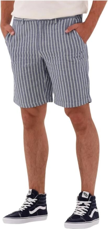 Anerkjendt Heren John Stripe Shorts Blauw Multicolor Heren - Foto 4