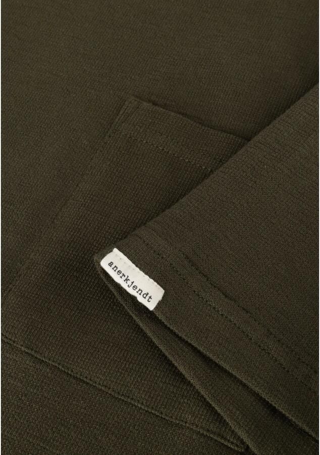 ANERKJENDT Heren Polo's & T-shirts Akkikki S s Structure Tee Donkergroen - Foto 2