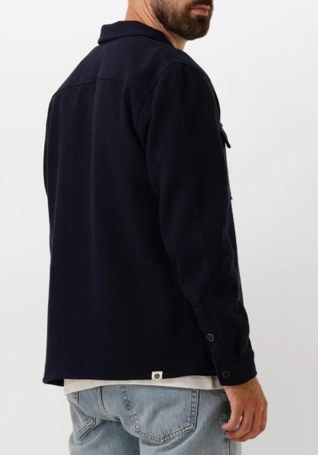 ANERKJENDT Heren Overshirts Akhanky Heavy Twill Overshirt Blauw - Foto 4